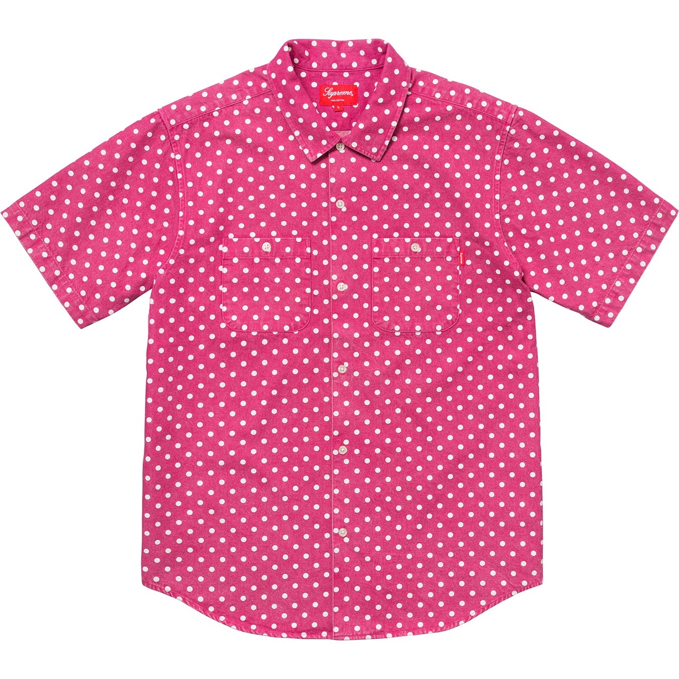 Polka Dot Denim Shirt view 6